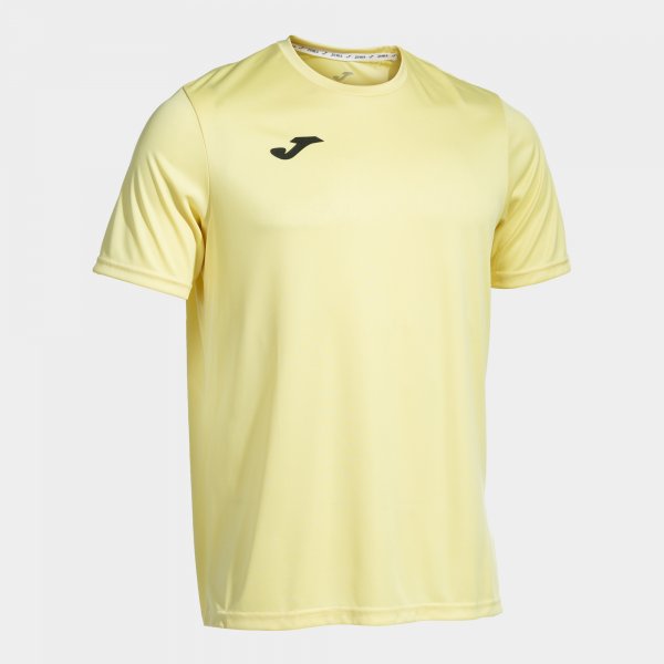 Joma Camiseta Manga Corta Combi en color Amarillo Claro - padel Joma