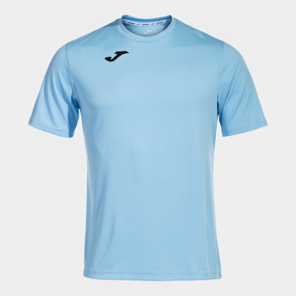 Joma Camiseta Manga Corta Combi en color Celeste - padel Joma