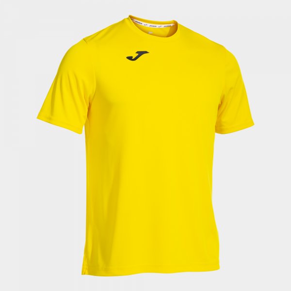 Joma Camiseta Manga Corta Combi en color Amarillo - padel Joma