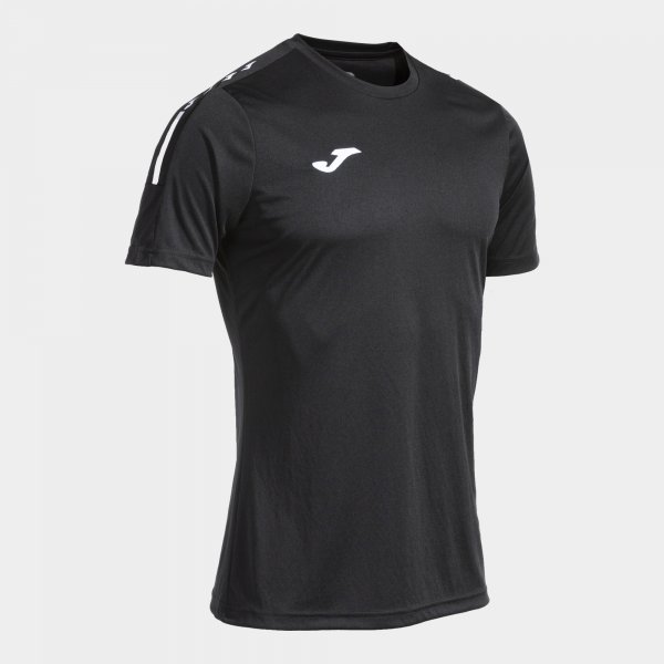 Joma Camiseta Manga Corta Olimpiada en color Negro - padel Joma