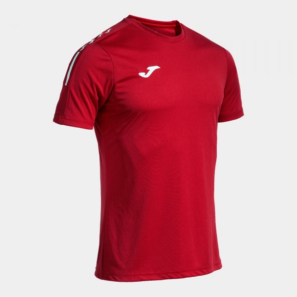 Joma Camiseta Manga Corta Olimpiada en color Rojo - padel Joma
