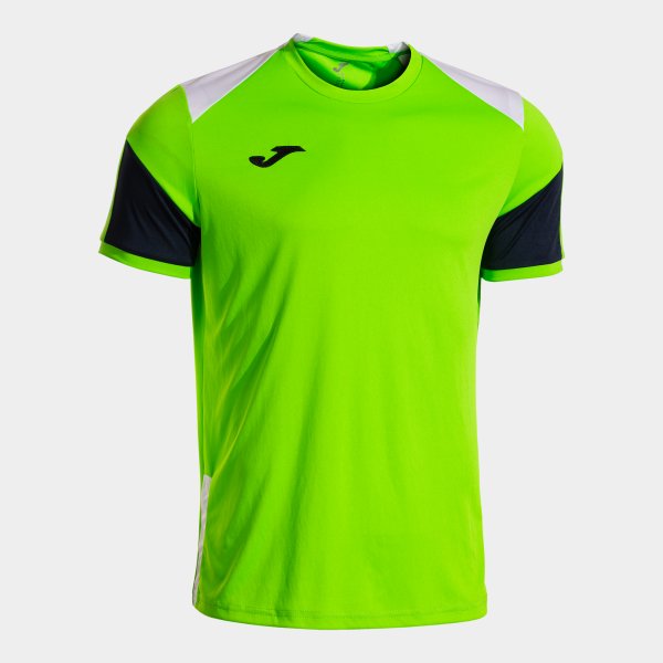 Joma Camiseta Manga Corta Danubio IV en color Verde Dark Navy - padel Joma