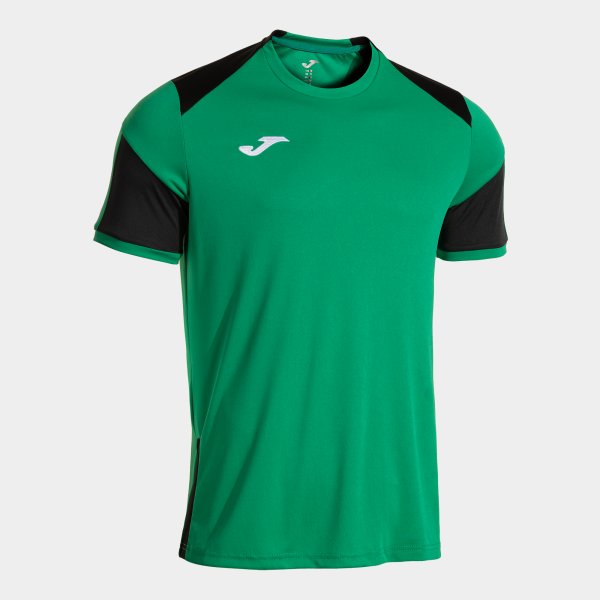Joma Camiseta Manga Corta Danubio IV en color Verde Antracita - padel Joma