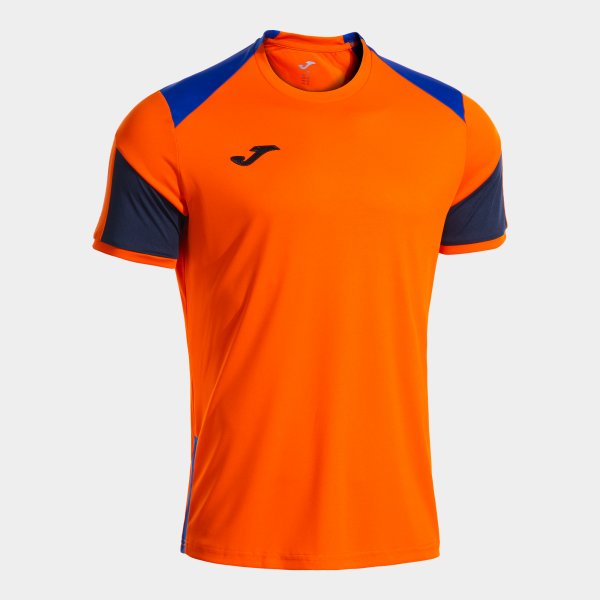 Joma Camiseta Manga Corta Danubio IV en color Naranja Negro - padel Joma