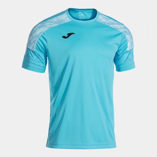Joma Camiseta Manga Corta Championship VIII en color Turquesa Flúor - padel Joma