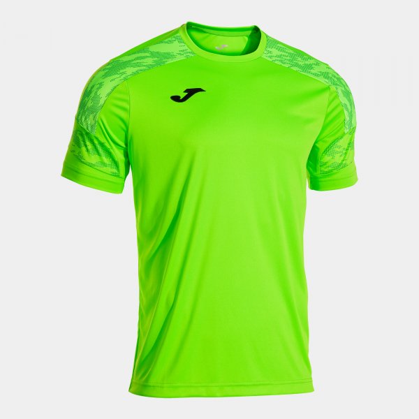 Joma Camiseta Manga Corta Championship VIII en color Verde Fluor - padel Joma