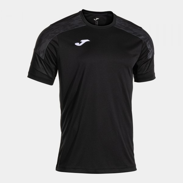 Joma Camiseta Manga Corta Championship VIII en color Negro Antracita - padel Joma