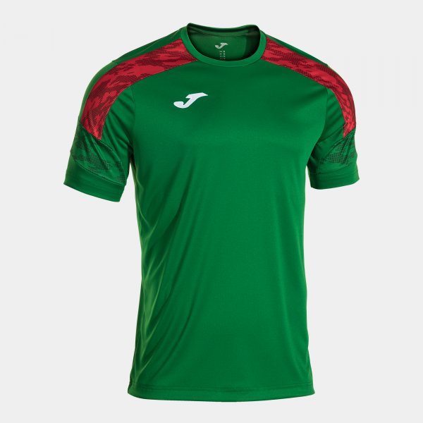 Joma Camiseta Manga Corta Championship VIII en color Verde Rojo - padel Joma