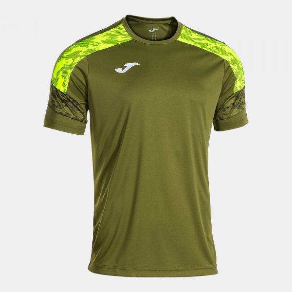 Joma Camiseta Manga Corta Championship VIII en color Verde Amarillo Flúor - padel Joma