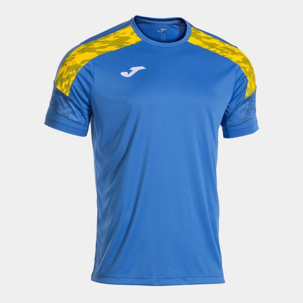 Joma Camiseta Manga Corta Championship VIII en color Royal Amarillo - padel Joma