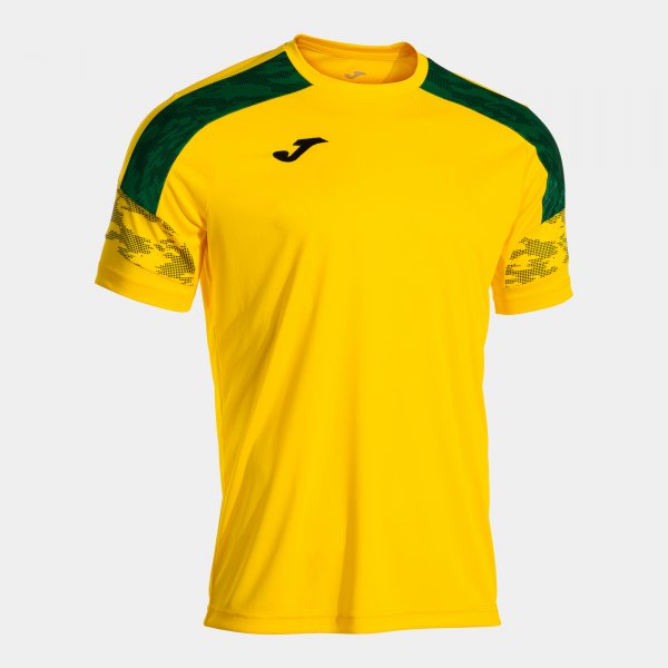 Joma Camiseta Manga Corta Championship VIII en color Amarillo Verde - padel Joma