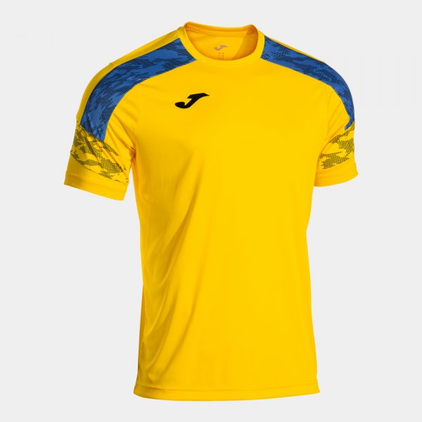 Joma Camiseta Manga Corta Championship VIII en color Amarillo Royal - padel Joma