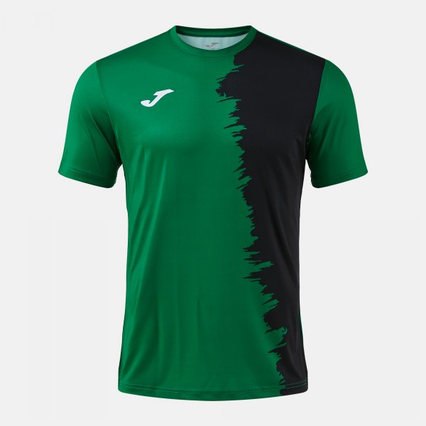 Joma Camiseta Manga Corta Picasho en color Verde Negro - padel Joma