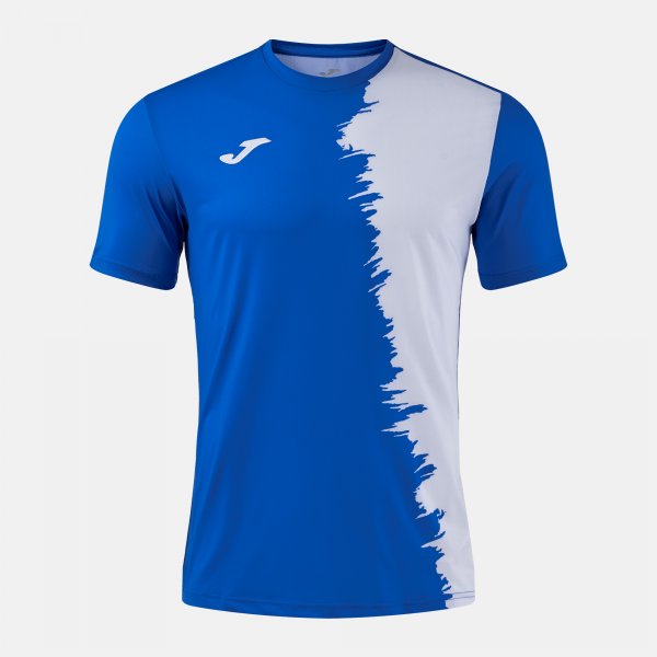 Joma Camiseta Manga Corta Picasho en color Royal Blanco - padel Joma