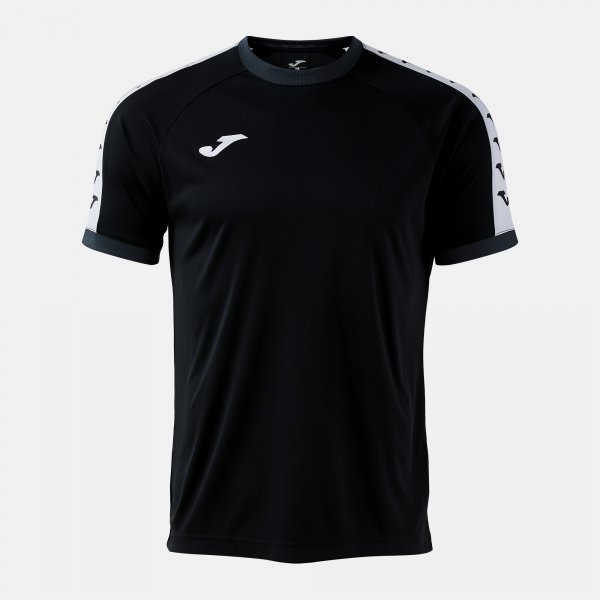Joma Camiseta Manga Corta Heroic en color Negro Antracita - padel Joma