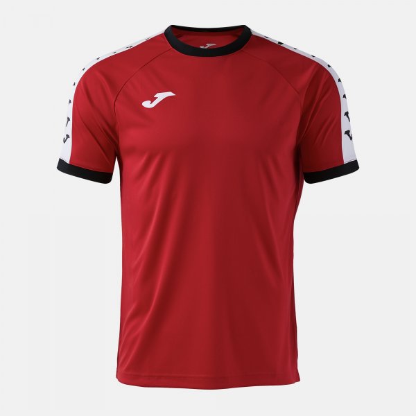 Joma Camiseta Manga Corta Heroic en color Rojo Negro - padel Joma