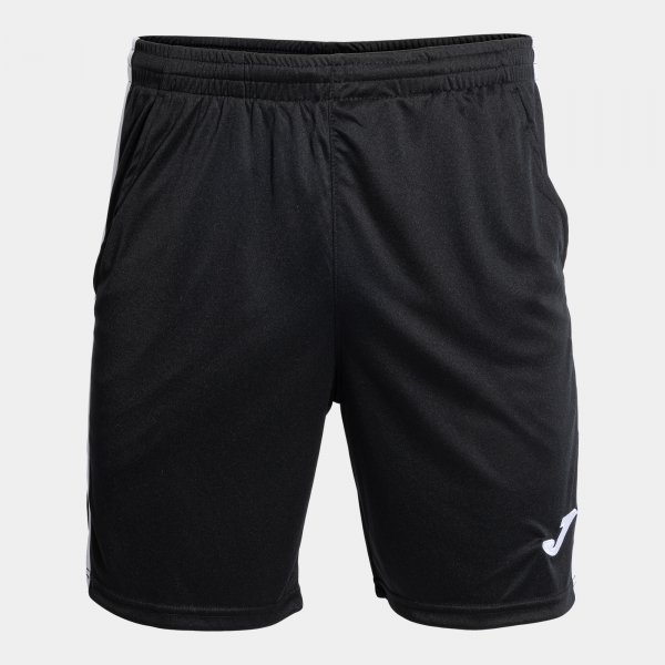 Joma Bermuda Open III en color Negro Blanco - padel Joma