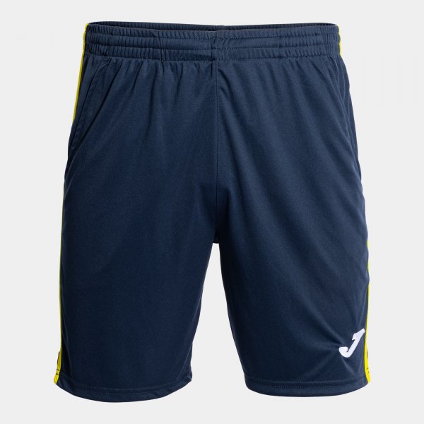 Joma Bermuda Open III en color Marino Amarillo - padel Joma