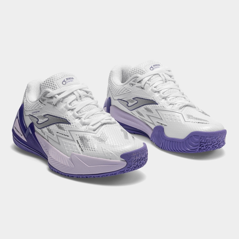 Zapatillas Open Lady 2602 Blanco - padel Joma (2)