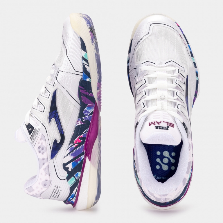 Joma Slam Men 2599 Blanco Azul - padel Joma (4)