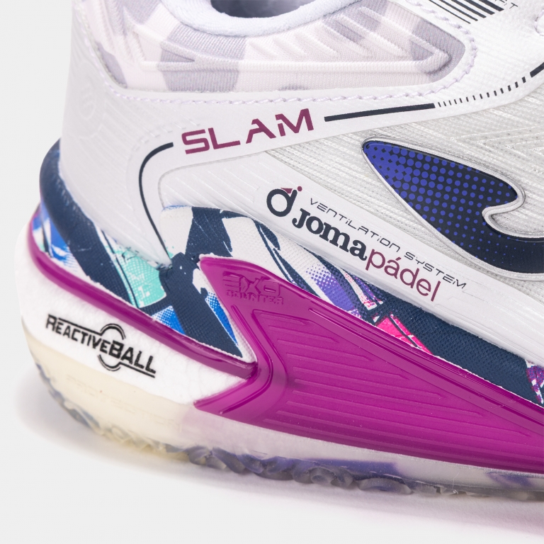 Joma Slam Men 2599 Blanco Azul - padel Joma (6)