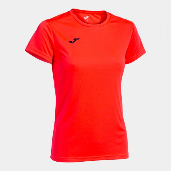 Joma Camiseta Manga Corta Combi Woman en color Coral Flúor - padel Joma