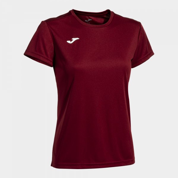 Joma Camiseta Manga Corta Combi Woman en color Burdeos - padel Joma