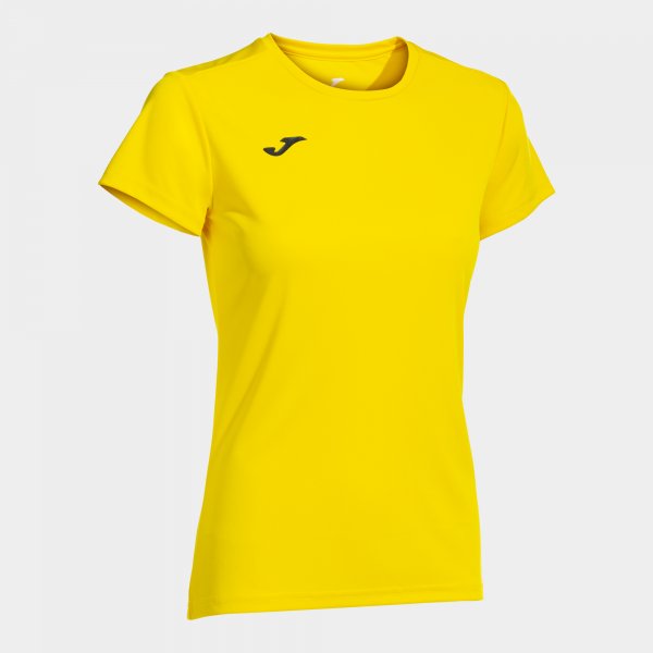 Joma Camiseta Manga Corta Combi Woman en color Amarillo - padel Joma