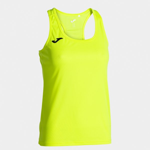 Joma Camiseta Tirantes Siena II en color Amarillo Flúor - padel Joma
