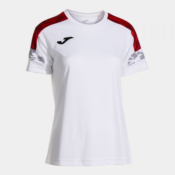 Joma Camiseta Manga Corta Championship VIII en color Blanco Rojo - padel Joma