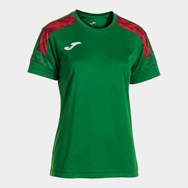 Joma Camiseta Manga Corta Championship VIII en color Verde Rojo - padel Joma
