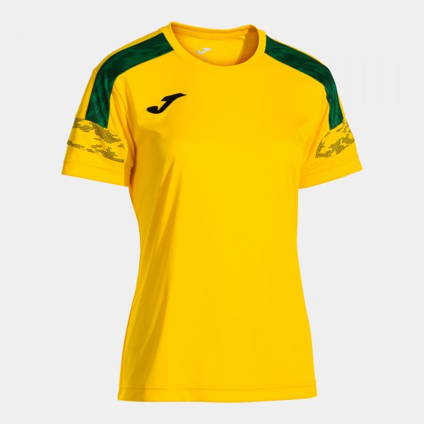 Joma Camiseta Manga Corta Championship VIII en color Amarillo Verde - padel Joma