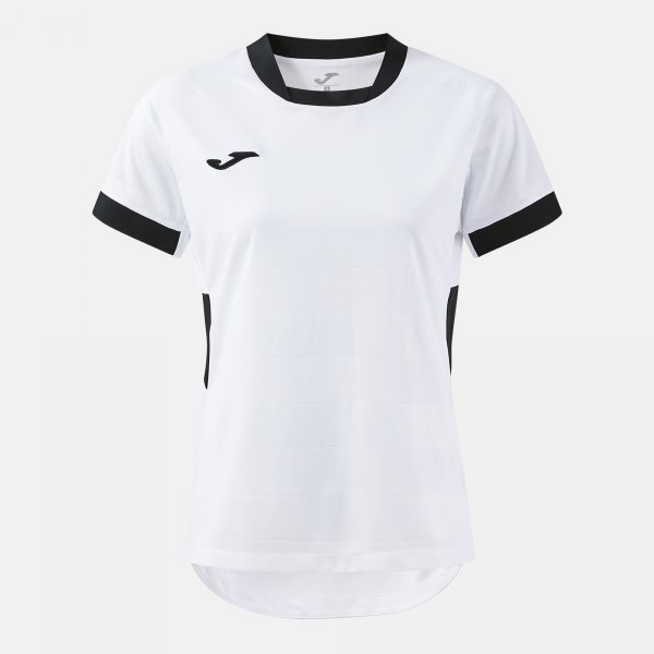 Joma Camiseta Manga Corta Toletum VII en color Blanco Negro - padel Joma