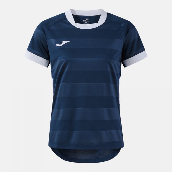 Joma Camiseta Manga Corta Toletum VII en color Dark Navy Blanco - padel Joma