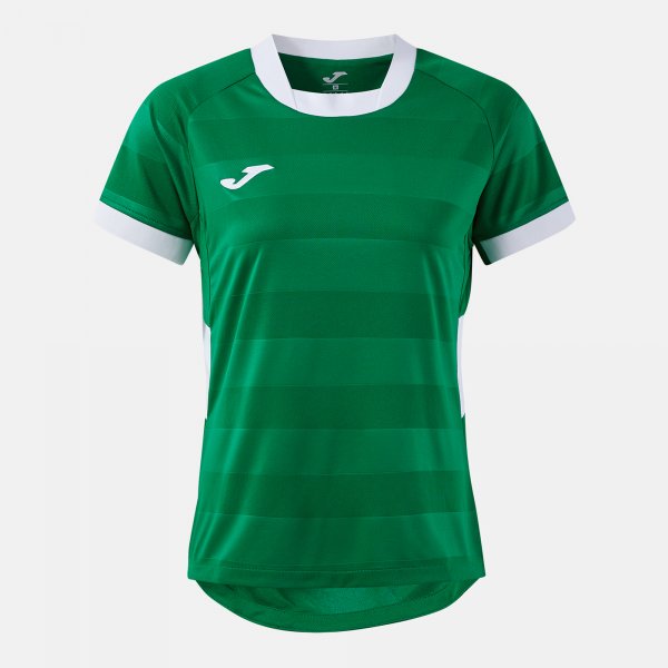 Joma Camiseta Manga Corta Toletum VII en color Verde Blanco - padel Joma