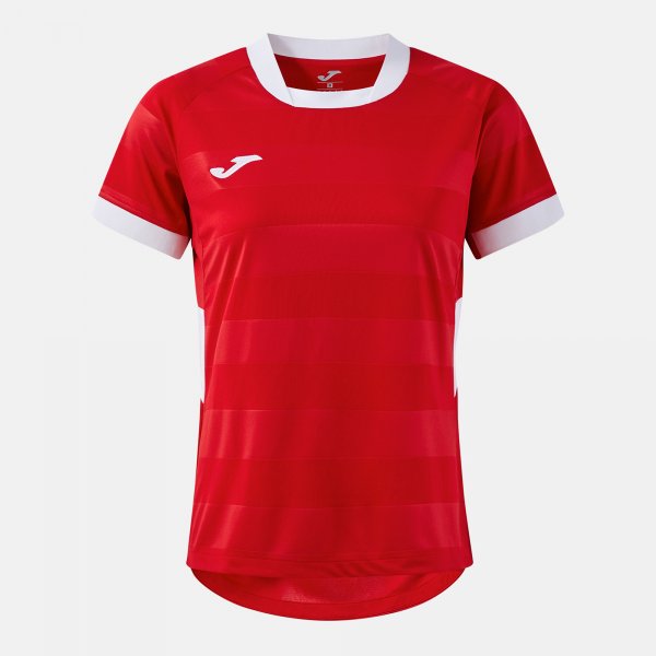 Joma Camiseta Manga Corta Toletum VII en color Rojo Blanco - padel Joma