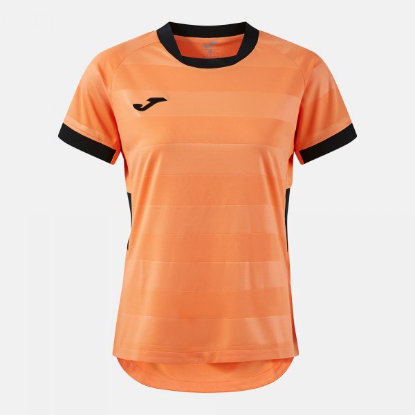Joma Camiseta Manga Corta Toletum VII en color Naranja Negro - padel Joma