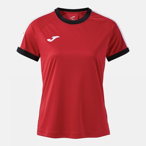 Joma Camiseta Manga Corta Heroic en color Rojo Negro - padel Joma