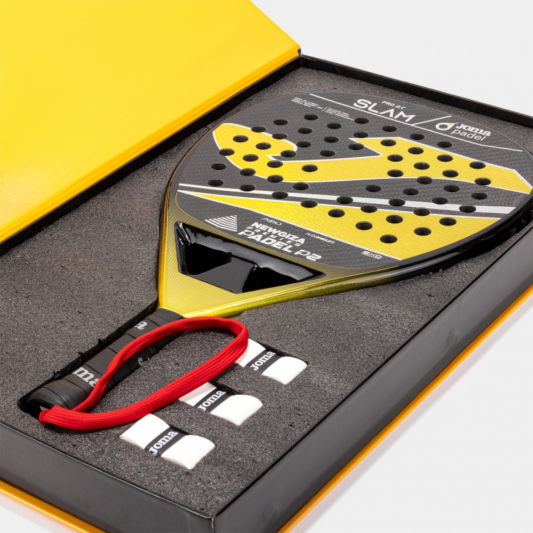 Joma Slam PRO Premier Pádel Negro Amarillo - padel Joma (14)