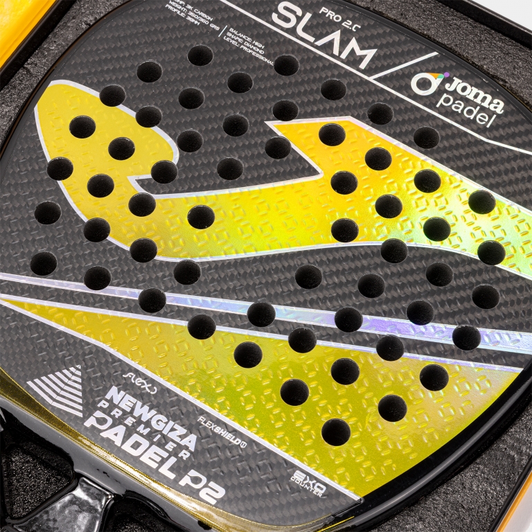 Joma Slam PRO Premier Pádel Negro Amarillo - padel Joma (16)