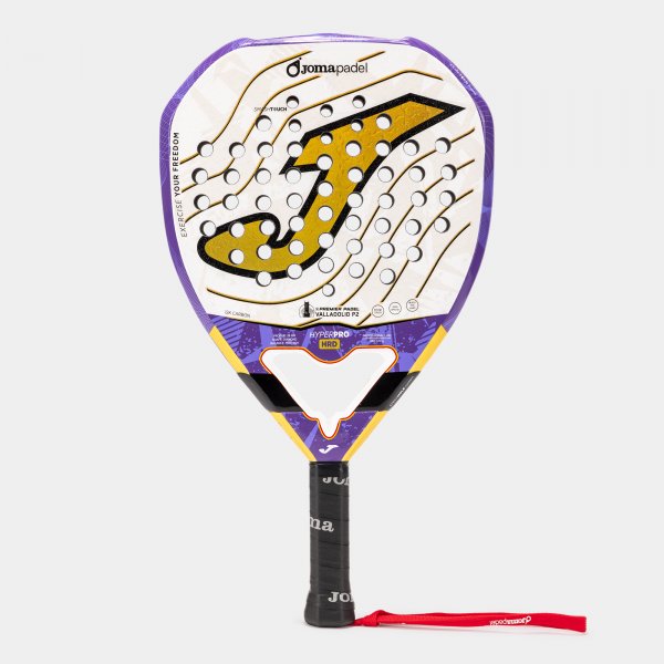 Pala Premier Pádel Valladolid P2 Blanco Violeta - padel Joma