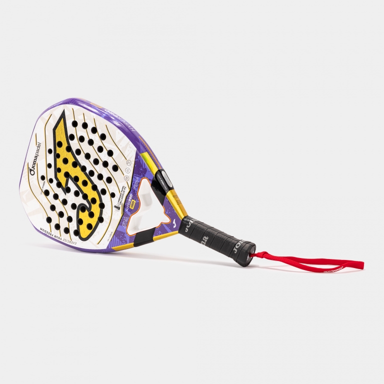 Pala Premier Pádel Valladolid P2 Blanco Violeta - padel Joma (3)